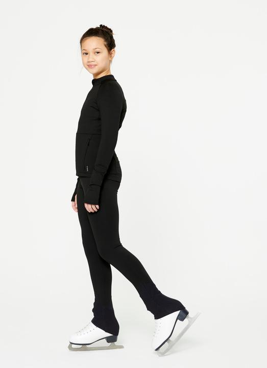 Produktbild Axelys Eiskunstlauf-Leggings Kinder Training - schwarz (134)