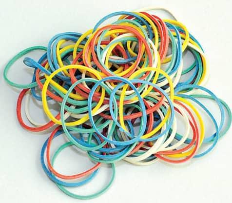 Q-Connect Anelli di gomma da 25 mm (1340 pz.)