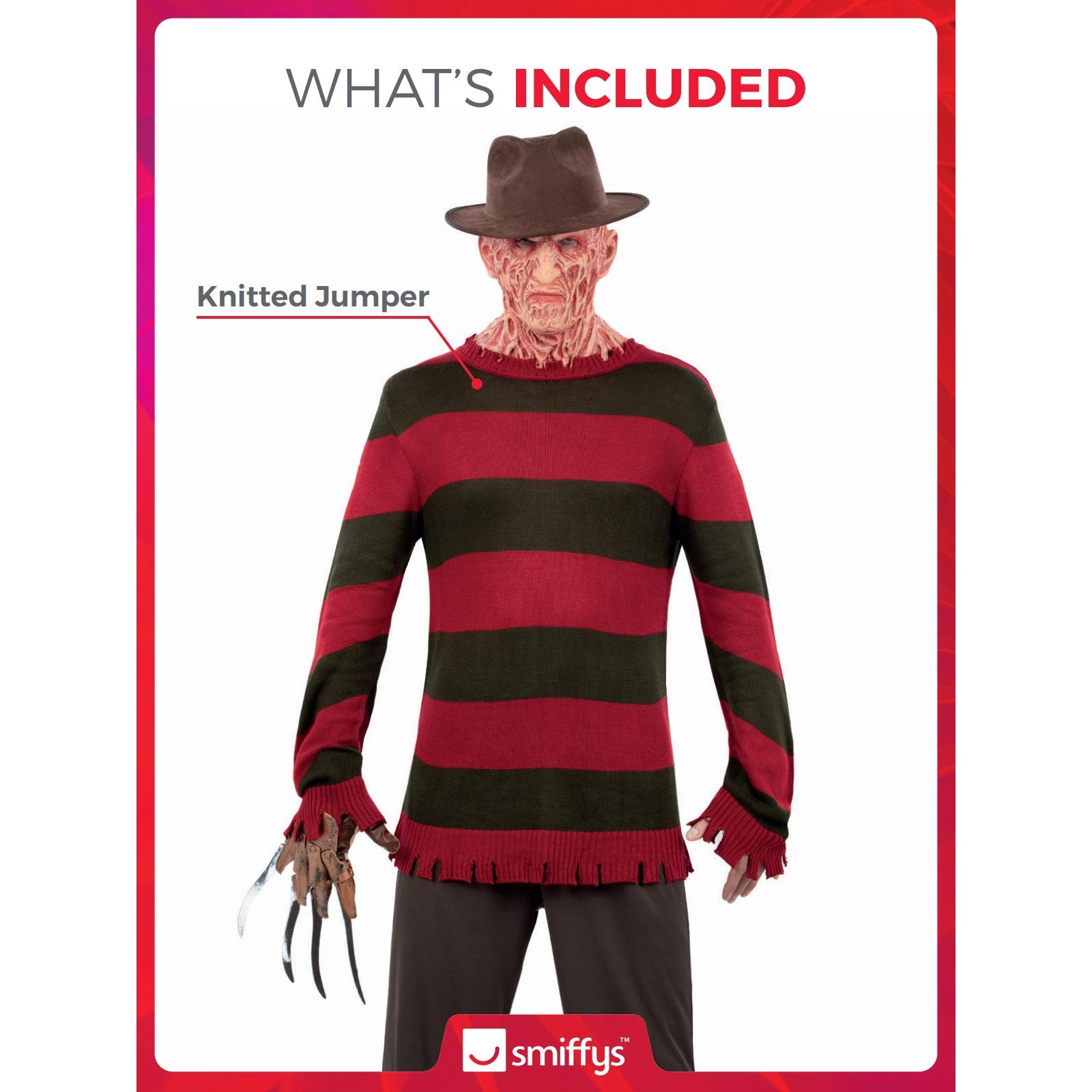 Thumbnail - Smiffys A Nightmare On Elm Street Freddy Krueger Pullover (L)