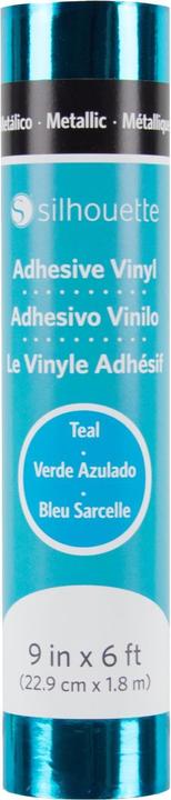 Silhouette Metallic Vinyl teal