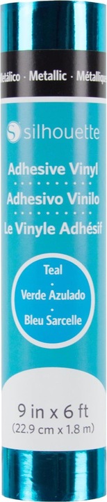 Silhouette Vinile metallico verde acqua