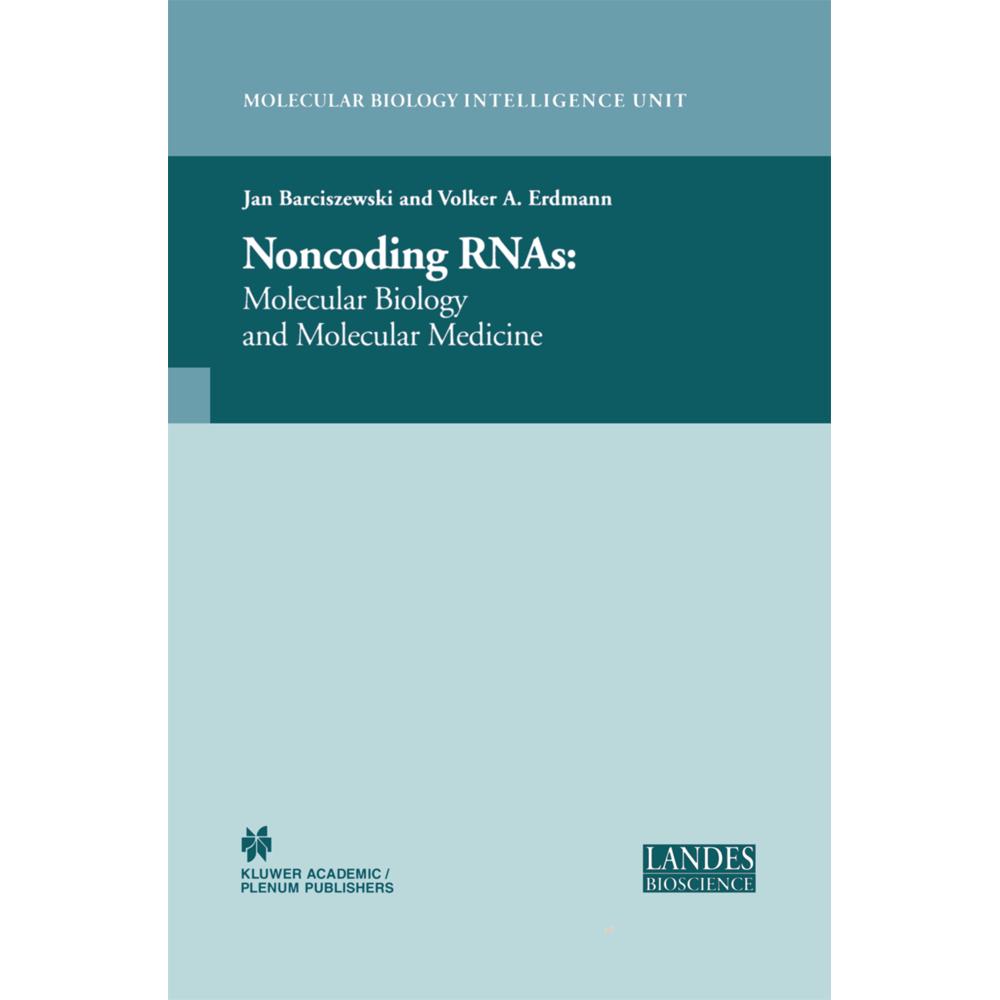 Non-Coding RNAs, Fachbücher von Jan Barciszewski