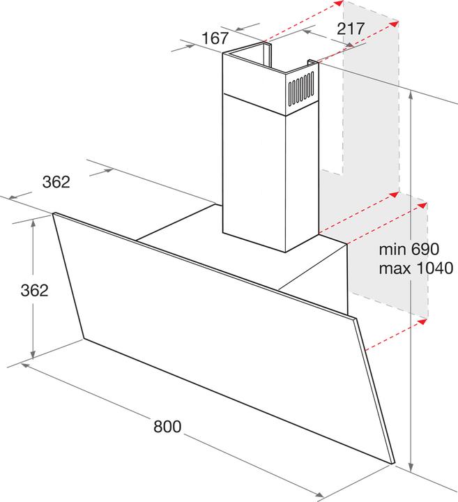 Produktbild Bauknecht RBHVP 83 LM K (Wandhaube)