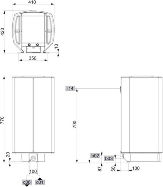 Produktbild Stiebel Eltron HFA-Z 30 hydraulischer Wandspeicher, Schnellaufheizung, 30 Liter, 2-6 kW