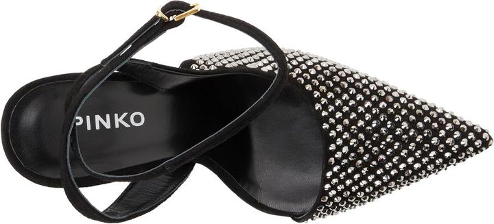 Produktbild Pinko Lisette Tacco a Spillo in Pelle Scamosciata con Strass (38)