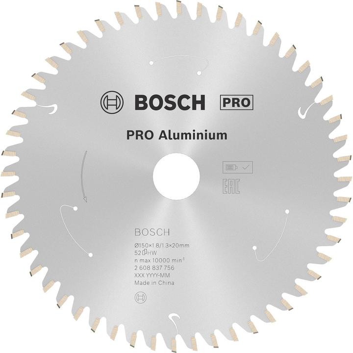 Produktbild Bosch Professional Zubehör PRO Aluminium cordless Kreissägeblatt, 150 x 1,8 x 20 mm