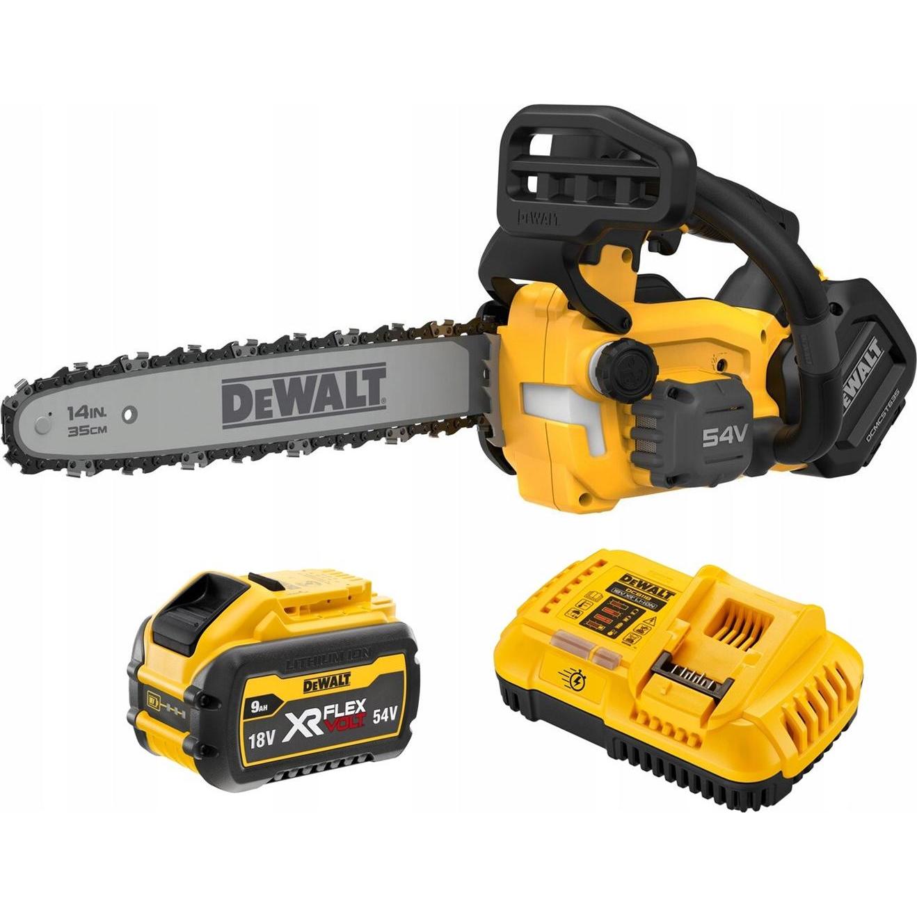 DeWalt, Kettensäge, KETTENSÄGE 54V FV DCMCST635X1 35cm 1x9.0Ah (Akku Kettensäge)