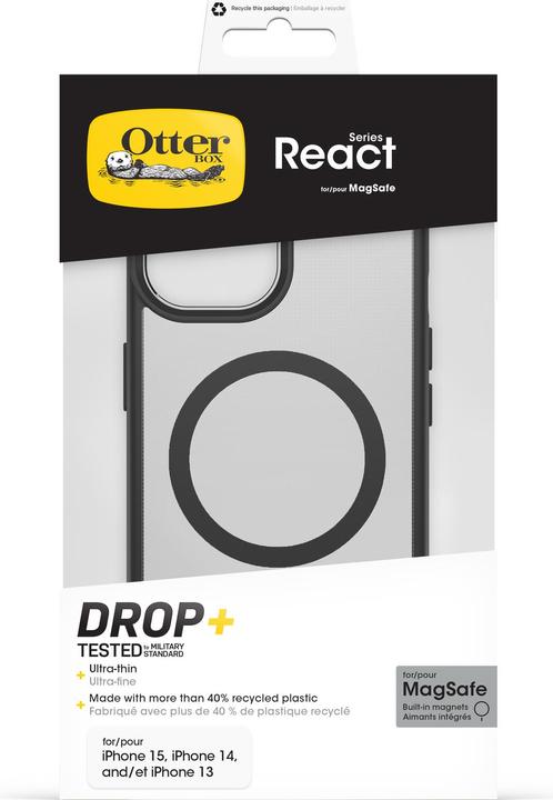 Produktbild OtterBox React mit MagSafe (Apple iPhone 16e, Apple iPhone 13, Apple iPhone 14, Apple iPhone 15)