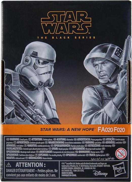 Produktbild Hasbro Star Wars Episode IV Black Series Actionfiguren 2er-Pack Rebel Trooper & Stormtrooper 15 cm