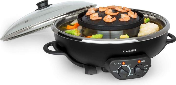 Klarstein Hot Pot und Grillplatte