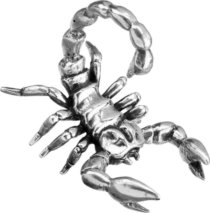 Produktbild Star Piercing Ohrgewicht silber Skorpion (Messing)