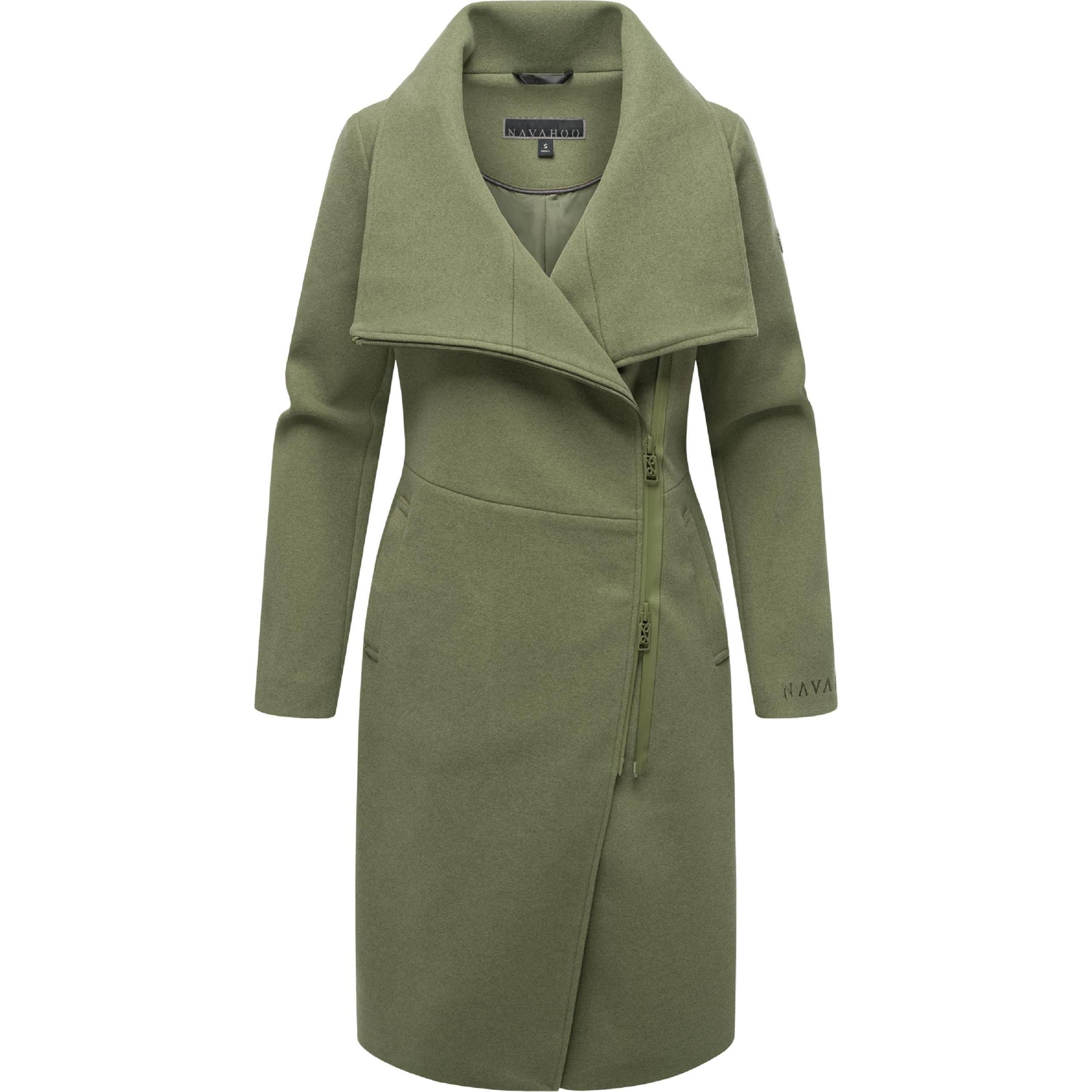 Navahoo, Damen, Jacke, Samtrose 14 (XXL), Grün, XXL