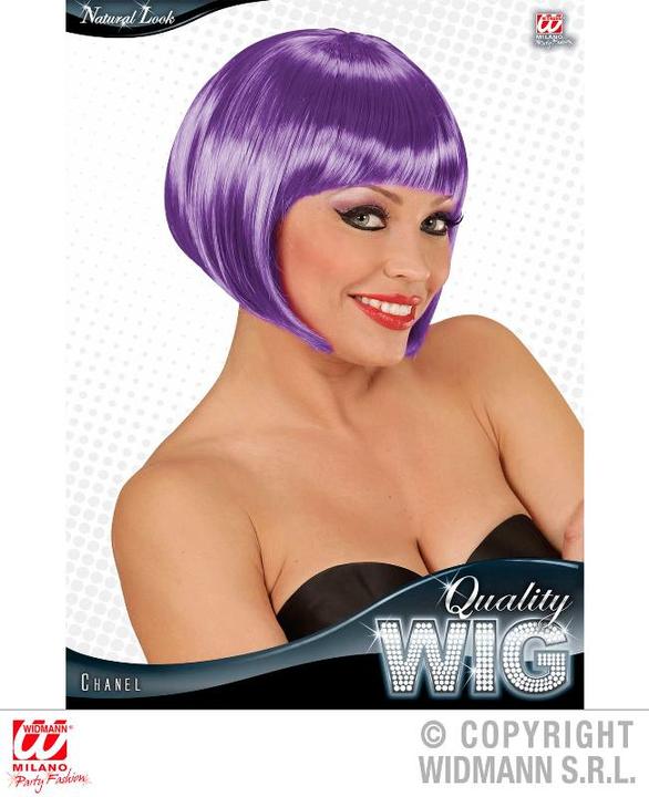 Image du produit Widmann Perruque Bob violette
