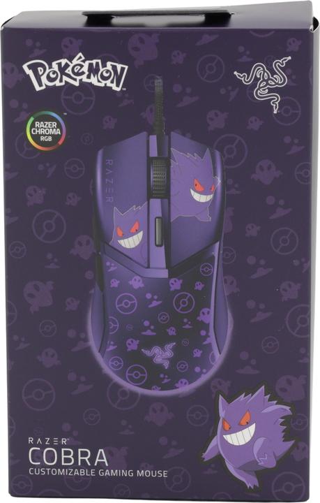 Actual product image Razer Maus Cobra kabelgebunden Pokemon Gengar Edition (Cable)
