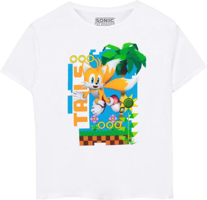 Produktbild Sonic The Hedgehog ChildrensKids Tails Kurzarm TShirt (104)