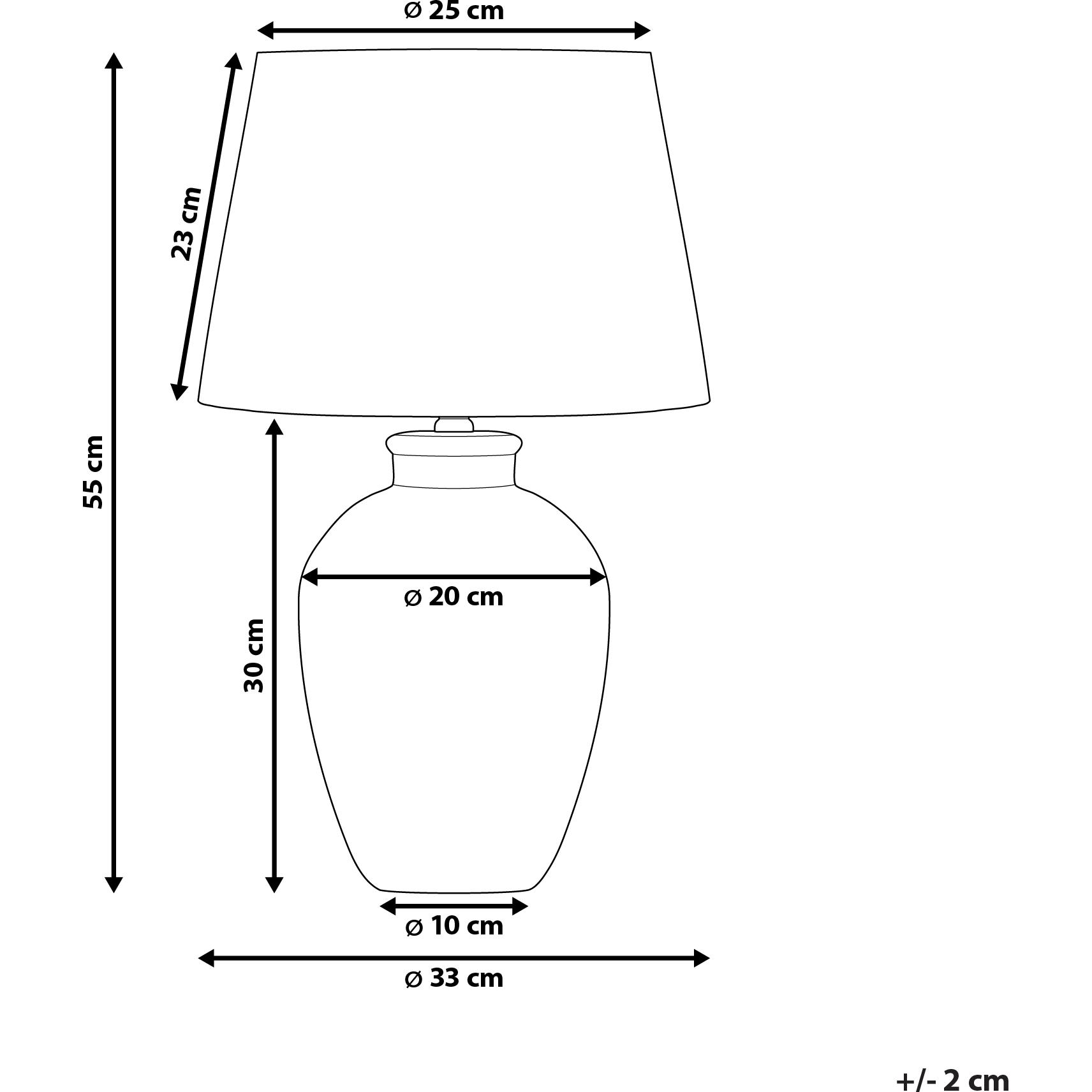 Thumbnail - Beliani, Tischlampe, Arcos