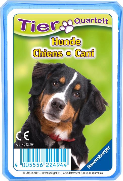 Ravensburger Quartett: Hunde (Deutsch, Französisch, Italienisch)