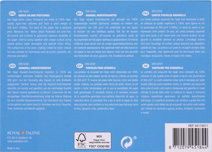 Immagine prodotto Van Gogh Postkarten (A6, Nessuna)