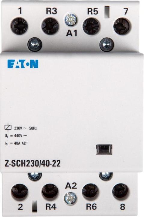 Immagine prodotto Eaton MOE Z-SCH230/40-22 Contattore di installazione 230VAC 40A 2S2Ã