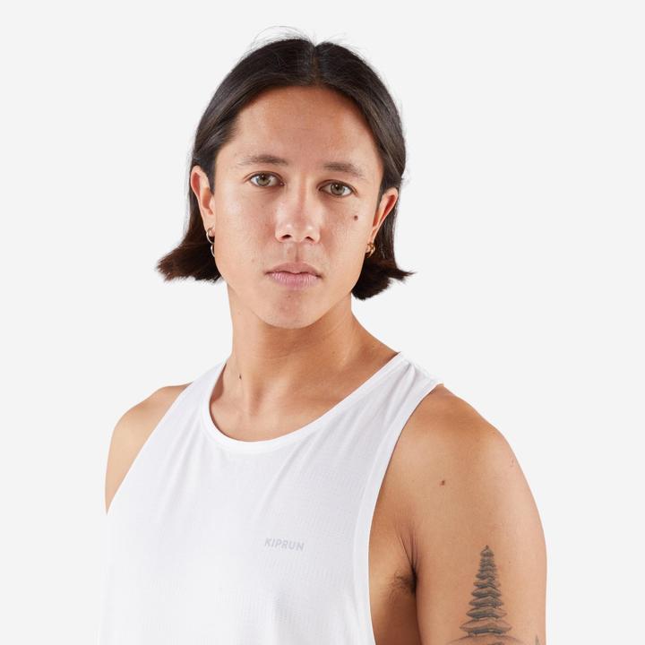 Actual product image Kiprun Lauf-Tanktop - 900 Light weiss (XXL)