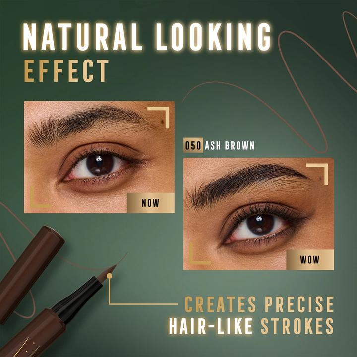 Actual product image Catrice Max Factor Masterpiece Micro Marker Precision Eyebrow Pen Deep Brown 11ml (Deep brown)