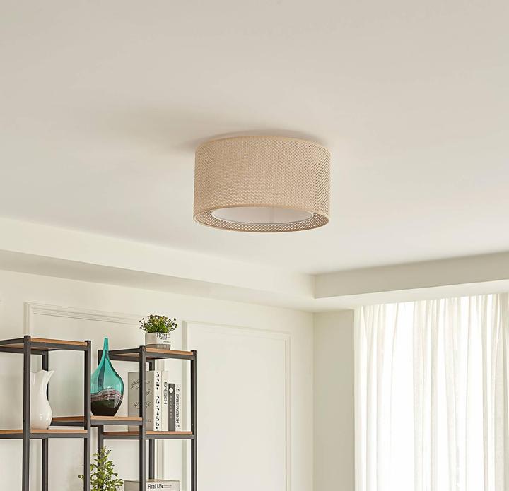 Actual product image Lindby Soula ceiling light fabric Ø 40 cm (E27)