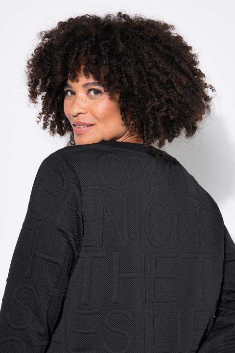 Produktbild Angel of Style Sweatshirt, Buchstaben-Struktur (48)