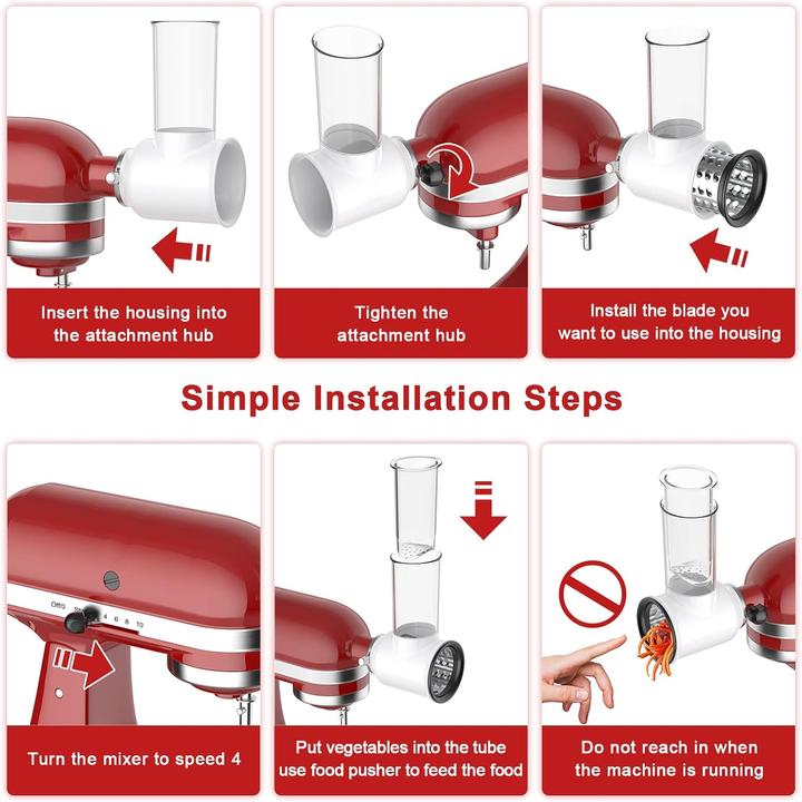 Produktbild Cofun Gemüseschneider für Kitchenaid