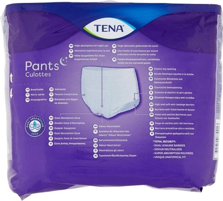 Tena Gli assorbenti per l'incontinenza Plus Night taglia M 12 pezzi - Confezione da 12 (12 x, M)