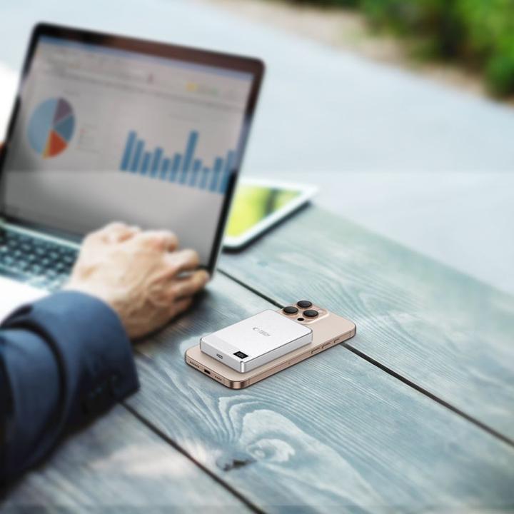 Immagine prodotto Tech-Protect Powerbank PB33 LifeMag MagSafe 5000mAH - silver (5000 mAh)