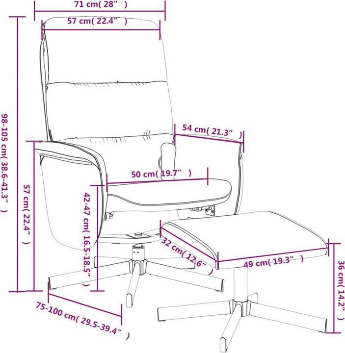 Image du produit vidaXL Massagesessel