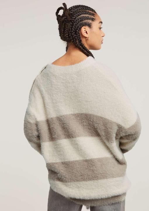Produktbild G-Star Fuzzy Stripe Loose Knit mit bequemer Passform (XXL)