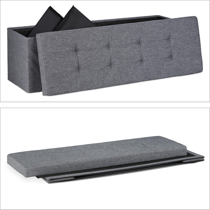 Image du produit Relaxdays Coffre-de-rangement (114 cm)