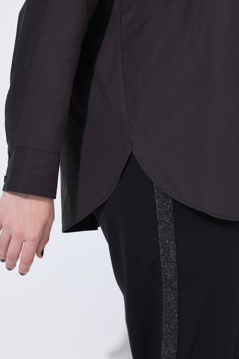 Produktbild Ulla Popken Schluppen-Bluse, A-Linie, Stehkragen, Langarm (50, 52)