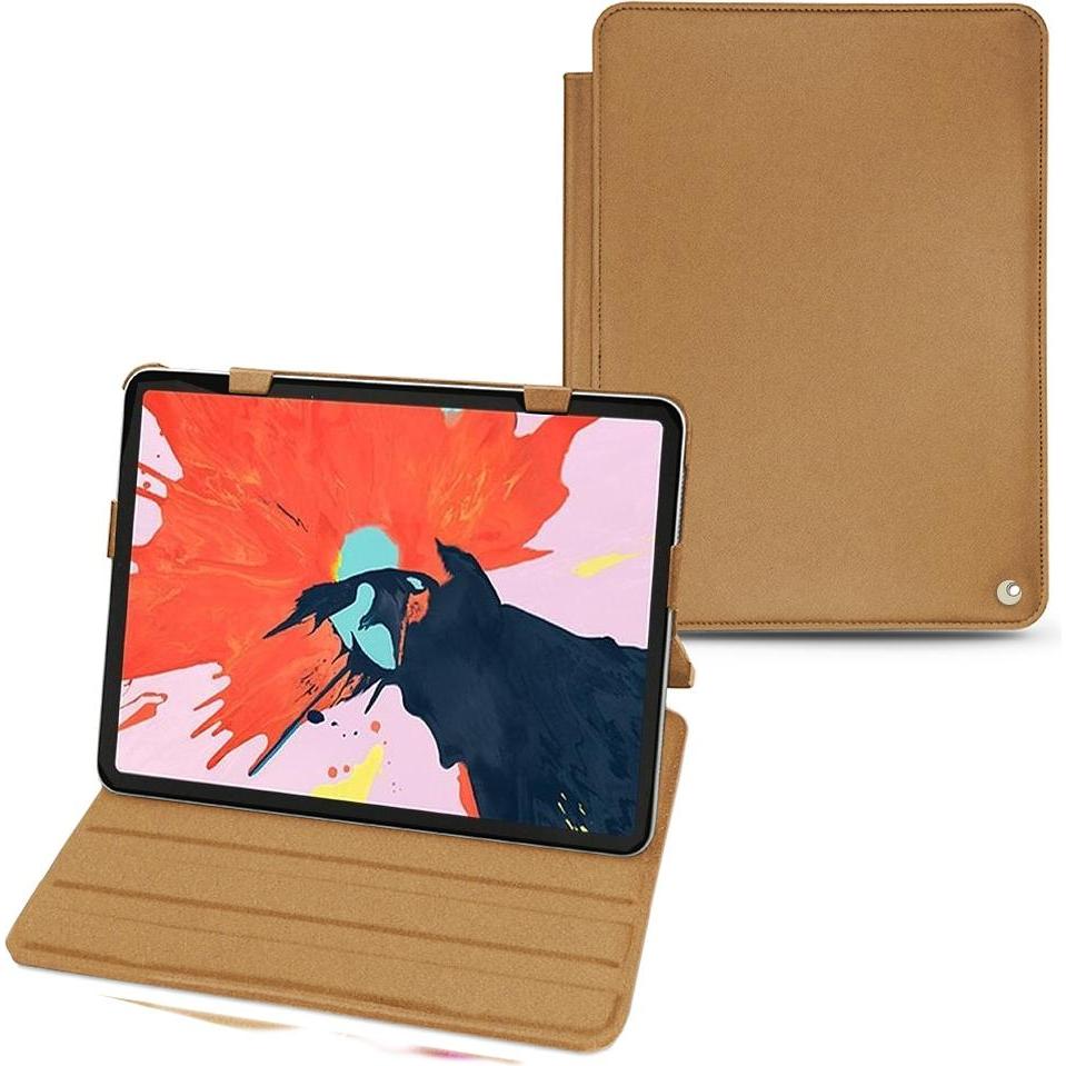 Noreve Lederschutzhülle horizontal (iPad Pro 11 2018 (1. Gen)), Tablet Hülle, Beige