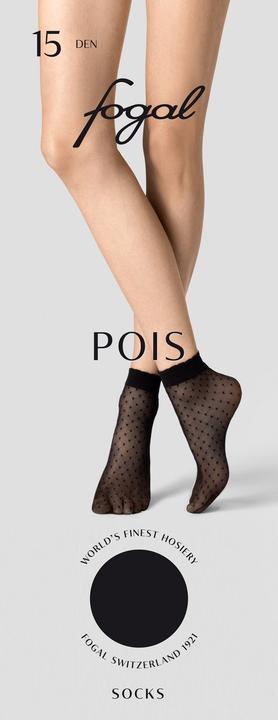 Actual product image Fogal Pois fine socks, colour 6200 midnight, size one size (Single pack, One size)