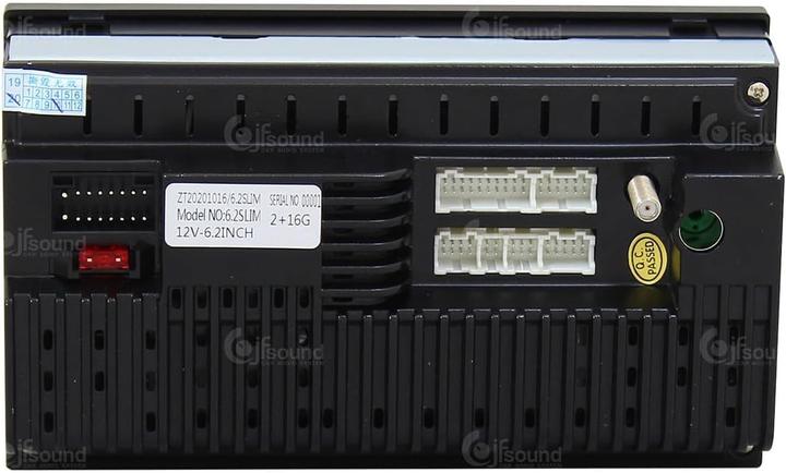 Produktbild JFSound Slim 2-DIN Autoradio mit Android, GPS, Bluetooth, WiFi, USB, DAB+, Carplay und Android Auto