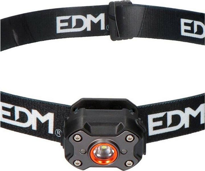 Produktbild EDM LED-Kopf-Taschenlampe 36417 Schwarz 8 W 400 lm (400 lm)