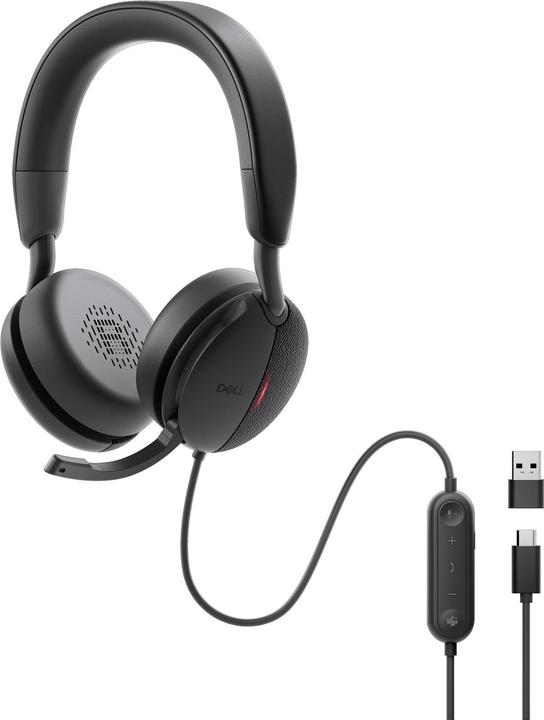 Actual product image Dell Pro Wireless ANC Headset - WL5024 (Cable, Wireless, USB-C, Microsoft teams)