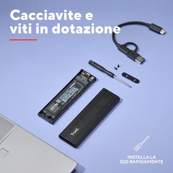 Produktbild Trust USB-C SSD Enclosure 2m (M.2)