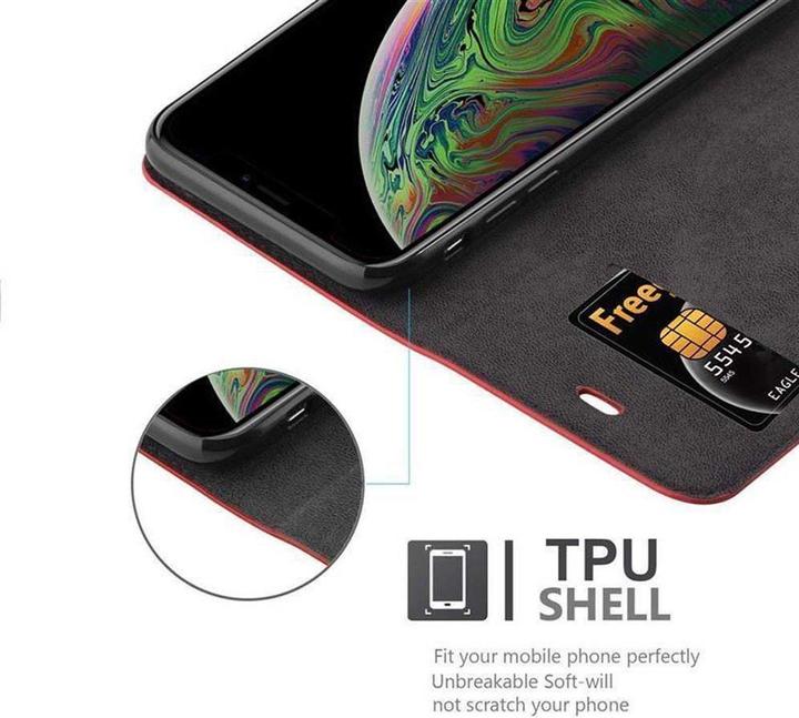 Actual product image Cadorabo Book Invisible Magnet Cover (Apple iPhone XS Max)
