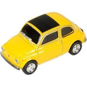 GO Europe USB2.0 Stick 32GB Fiat 500 Oldtimer gelb - Flash-Speicher - unsortiert (32 GB, USB 2.0), USB Stick, Gelb