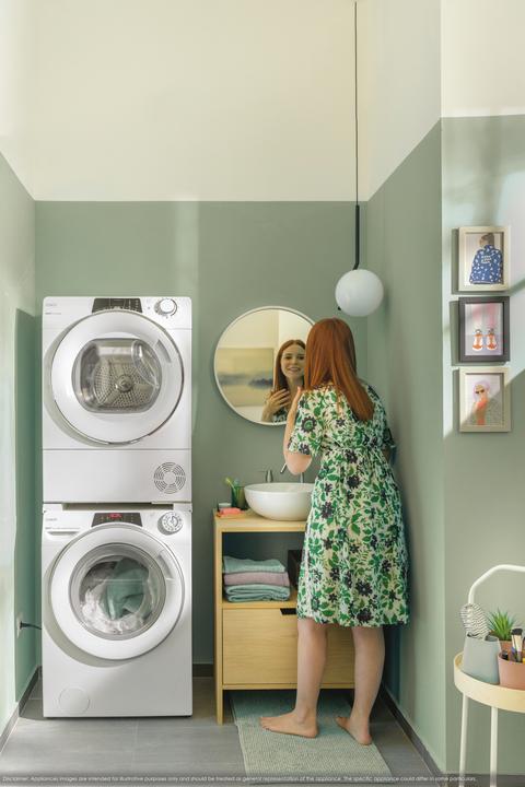 Produktbild Candy RO4 1274DWMT/1-S Washing Machine, A, Front loading, Depth 45 cm, 7 kg, White (7 kg, Links)