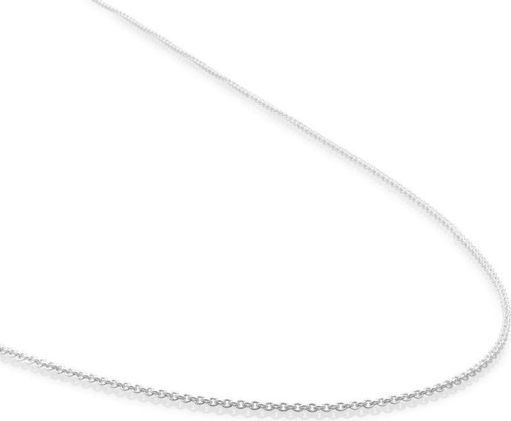 Sparkling Jewels Anchor Chain Silver Necklace (Silber 925, 60 cm)