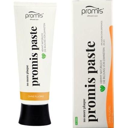 Promis, Dentifricio, Non più placca Menta alle erbe senza fluoro (75 ml)