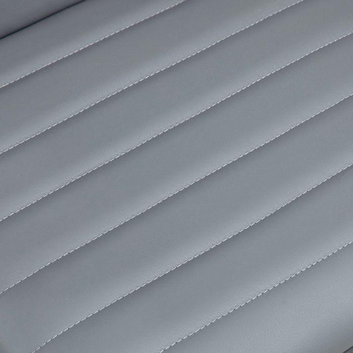 Produktbild Swisshandel24 Bürostuhl ohne Armlehnen, höhenverstellbar Drehstuhl mit Rollen, Hellgrau (43 - 55 cm)