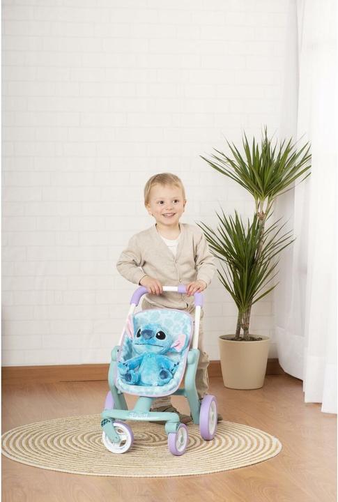 Image du produit Smoby Poussette de poupée Stitch + peluche