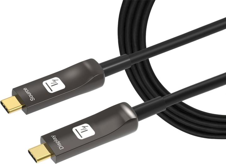 Image du produit Techly Câble USB-C AOC Fiber M/M 20m (20 m, USB 3.2 Gen 1)