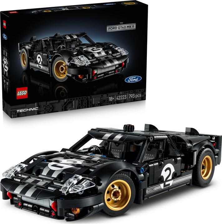 Image du produit LEGO 1966 Ford GT40 MKII Rennwagen (42223, LEGO Technic)