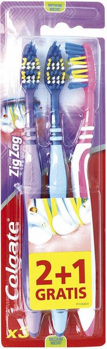 Colgate Cepillo D Zig Zag 2 1 (Mittel, 3 x)